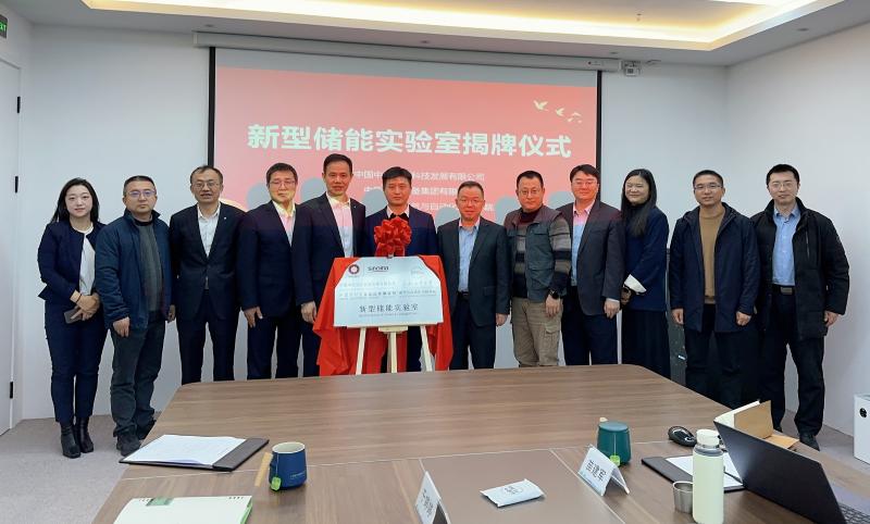 裝備集團(tuán)與中材海外、合肥工業(yè)大學(xué)共建新型儲(chǔ)能實(shí)驗(yàn)室在滬揭牌